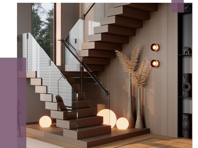 Изготовление и монтаж лестниц в Выборге от 86879 руб. | ПРОЛЁТ-Вбр