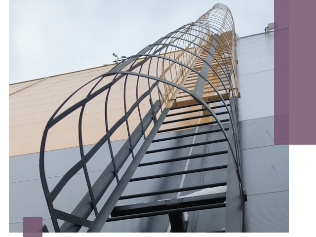 Изготовление и монтаж пожарных лестниц в Выборге профессионально