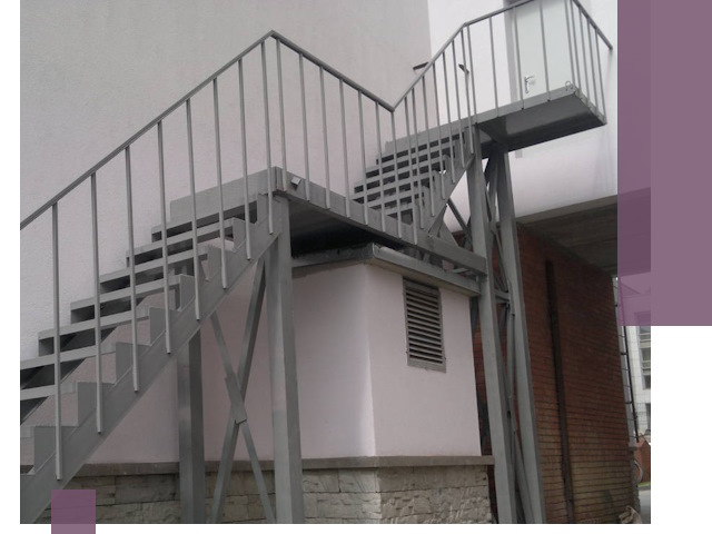 Монтаж пожарных лестниц под ключ в Выборге с гарантией качества