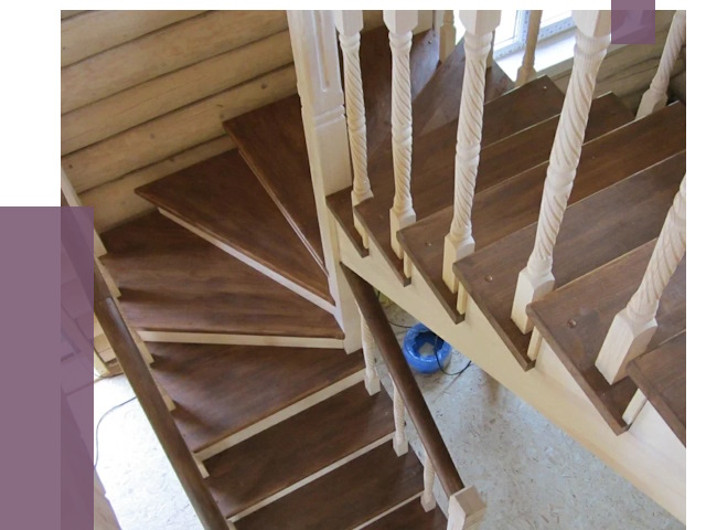 Реставрация деревянных лестниц в Выборге от 4293 руб.