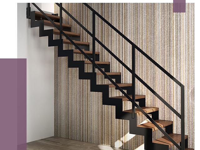 Изготовление металлических лестниц в Выборге от 48550 руб. | ПРОЛЁТ-Вбр