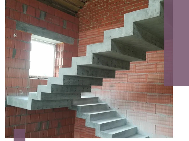 Бетонные лестницы под ключ в Выборге: монтаж, демонтаж, ремонт