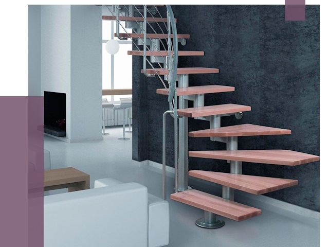 Модульные лестницы в Выборге от 16865 руб. — купить в ПРОЛЁТ-Вбр