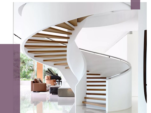 Винтовые лестницы в Выборге под ключ от 48550 руб. | ПРОЛЁТ-Вбр