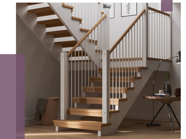 Маршевые лестницы в Выборге от 38073 руб. — монтаж | ПРОЛЁТ-Вбр