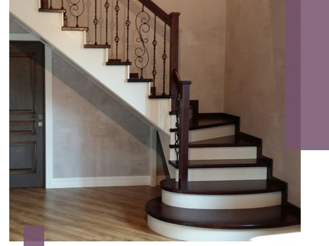 Изготовление Г-образных лестниц под ключ в Выборге