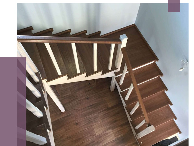 Изготовление П-образных лестниц в Выборге от 15178 руб.