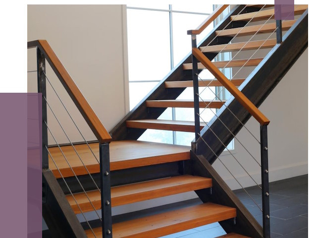 Изготовление лестниц на металлокаркасе в Выборге от 18909 руб. | ПРОЛЁТ-Вбр