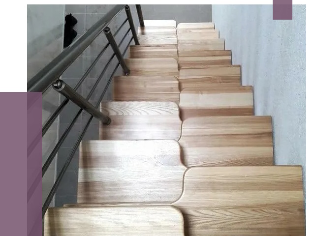 Лестницы гусиный шаг в Выборге от 13032 руб. под ключ | ПРОЛЁТ-Вбр