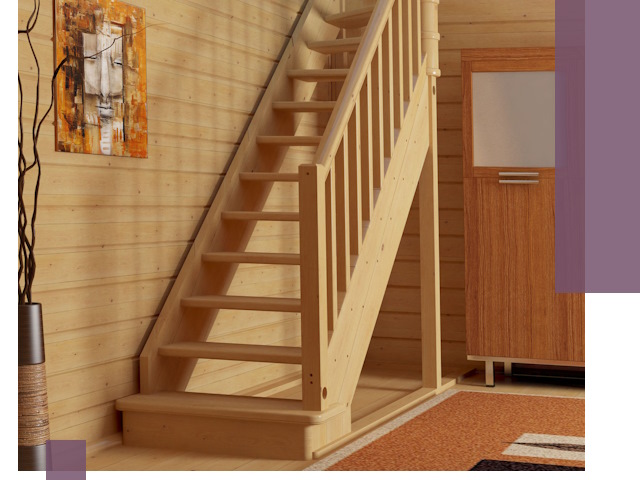 Лестницы эконом класса под ключ в Выборге — недорого и быстро