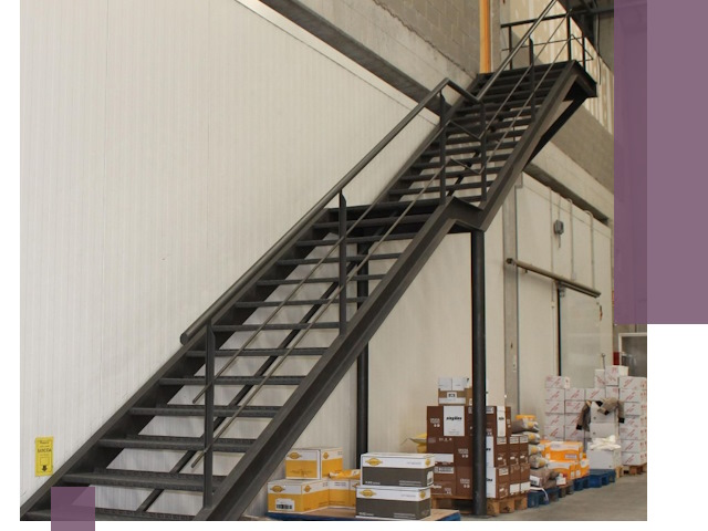 Лестницы для производства в Выборге — изготовление и монтаж