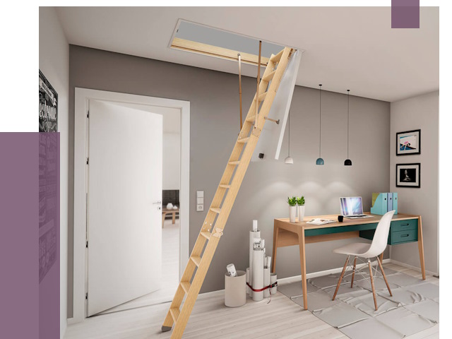 Чердачные лестницы в Выборге — от 14565 руб. | ПРОЛЁТ-Вбр