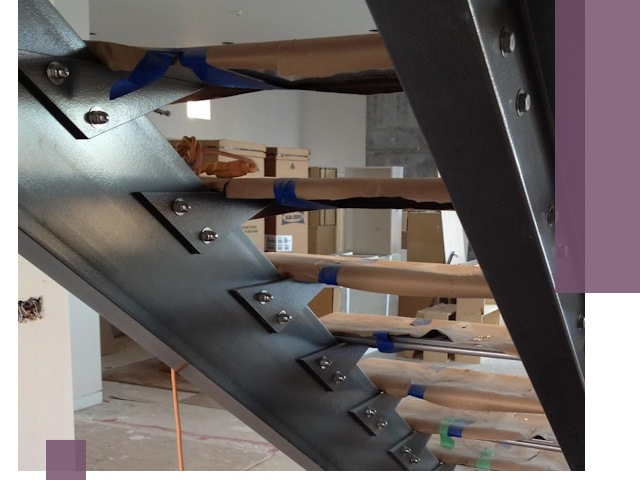 Усиление лестничных конструкций и усиление опор в Выборге