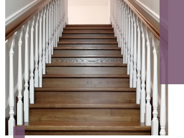 Лестницы из ясеня на заказ в Выборге — изготовление и монтаж