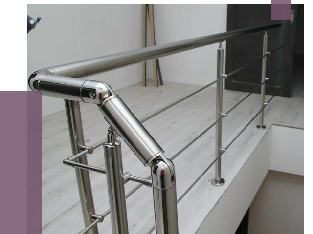 Перила из нержавеющей стали в Выборге от 8994 руб. под ключ | ПРОЛЁТ-Вбр