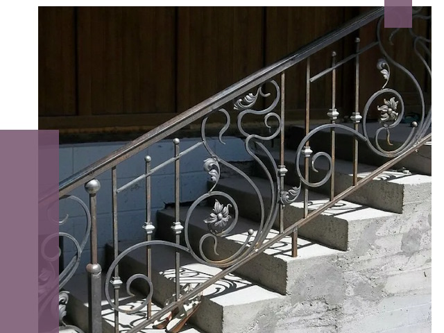 Кованые перила в Выборге от 8688 руб. под ключ — качество от ПРОЛЁТ-Вбр