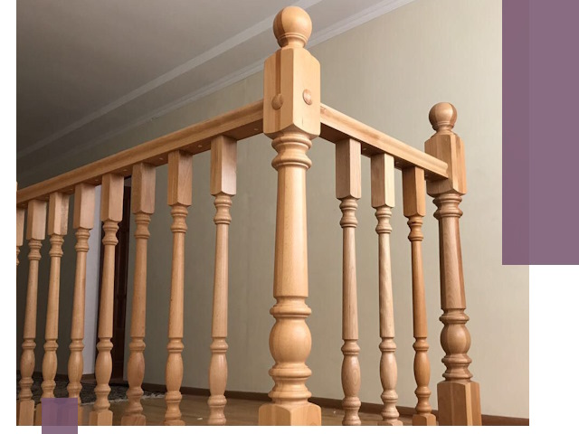 Деревянные перила на заказ в Выборге: монтаж и изготовление