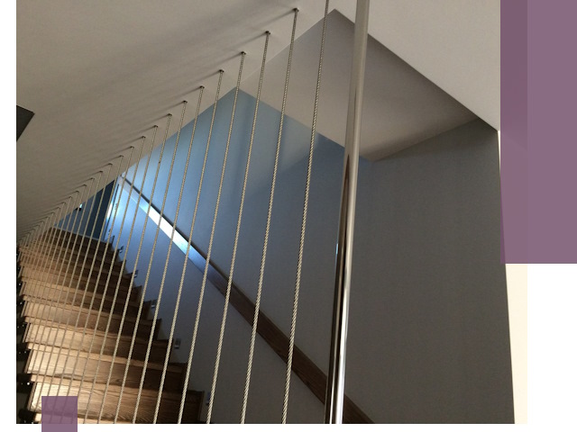 Тросовые перила под ключ в Выборге — производство и монтаж