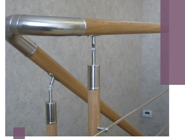 Комбинированные перила на заказ в Выборге — монтаж и производство