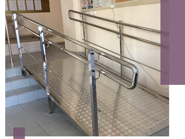 Перила для инвалидов в Выборге — надежные поручни и ограждения