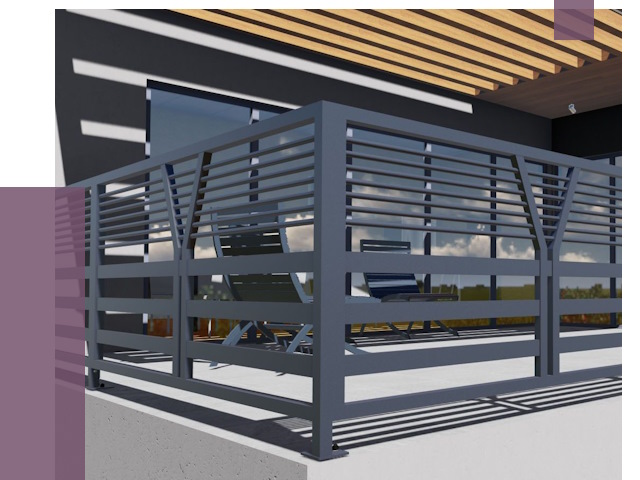 Изготовление балконных ограждений в Выборге от 10732 руб. | ПРОЛЁТ-Вбр