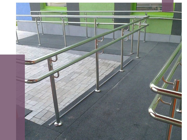 Ограждения пандусов в Выборге от 4344 руб. монтаж | ПРОЛЁТ-Вбр