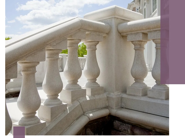 Балюстрады из металла и камня под ключ в Выборге