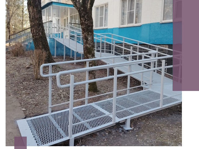 Пандусы под ключ в Выборге: изготовление, монтаж и демонтаж