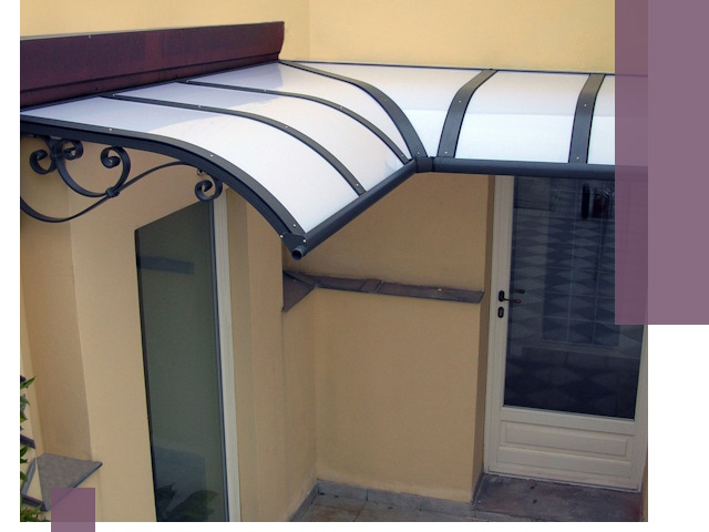 Монтаж козырьков любой сложности в Выборге под ключ