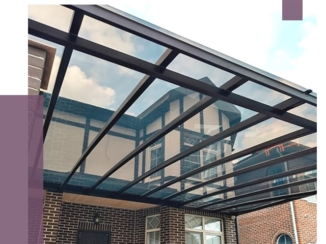 Навесы из поликарбоната в Выборге от 8606 руб. под ключ — ПРОЛЁТ-Вбр