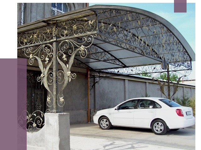 Кованые навесы в Выборге от 14565 руб. | ПРОЛЁТ-Вбр