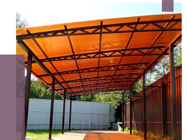 Односкатные навесы под ключ в Выборге от 13134 руб. 