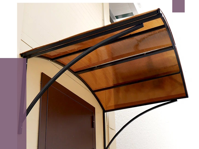 Недорогие козырьки в Выборге от 7584 руб.  | ПРОЛЁТ-Вбр