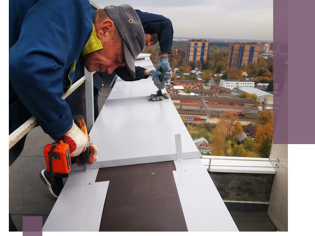 Монтаж парапетов в Выборге — установка прочных металлических ограждений