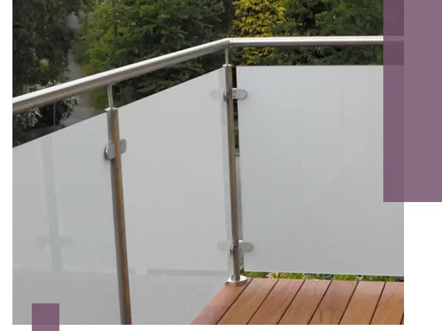 Алюминиевые парапеты для балконов и террас в Выборге