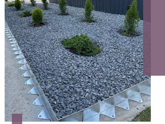 Оцинкованные металлические бордюры под заказ в Выборге