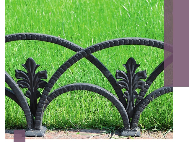 Декоративные металлические бордюры под ключ в Выборге