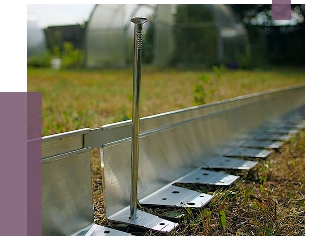 Металлические бордюры для газона в Выборге от 4293 руб. | ПРОЛЁТ-Вбр