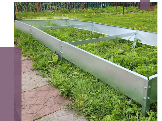 Металлические бордюры для грядок в Выборге от 1789 руб. 