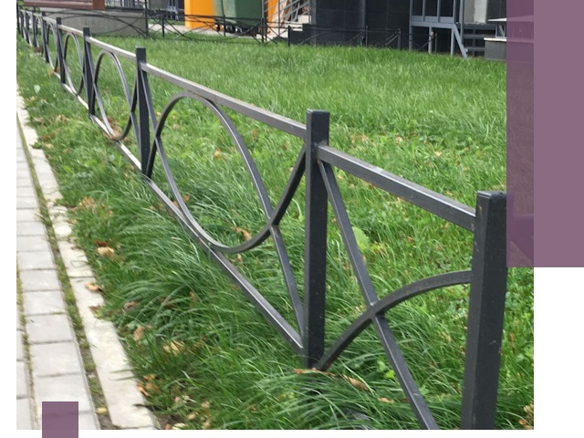 Газонные ограждения из металла в Выборге — монтаж и продажа