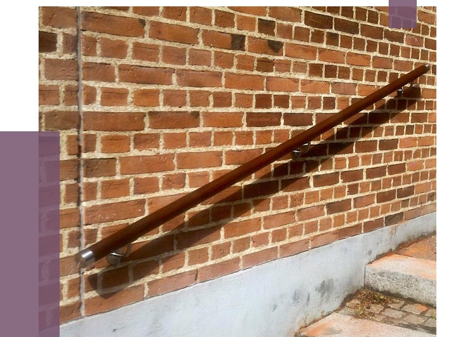 Изготовление пристенных поручней в Выборге от 4446 руб. — ПРОЛЁТ-Вбр