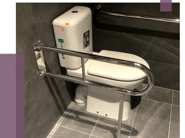 Поручни для санузлов в Выборге от 4293 руб.  | ПРОЛЁТ-Вбр