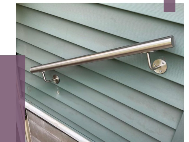 Поручни из нержавеющей стали в Выборге от 7666 руб.  | ПРОЛЁТ-Вбр